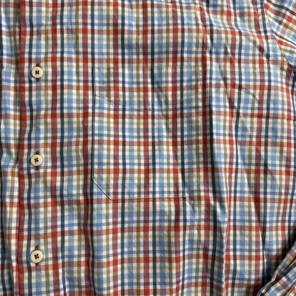 David Donahue‎ Dress Shirt Mens Size 2XL Tartan Plaid Button Up Long Sleeve - Picture 4 of 9